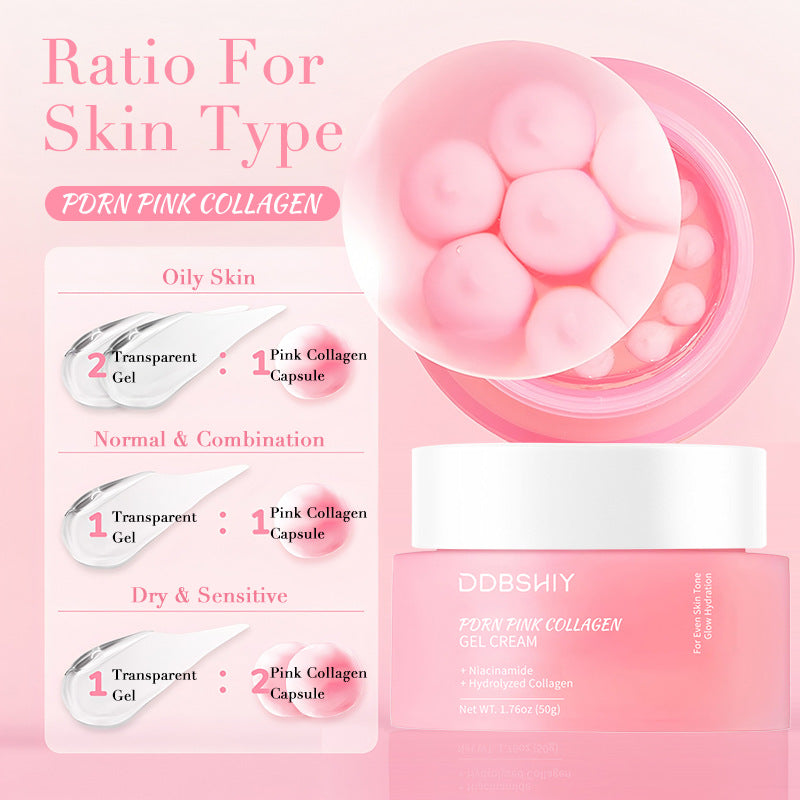 PDRN Pink Collagen Glow Cream ? Korean Glass Skin Moisturize